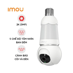Camera Imou Bóng đèn 3MP 2K - IPC-S6DP-3M0WEB-E27