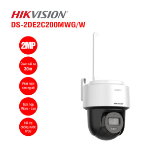 Camera Wifi Hikvision Mini PT DS-2DE2C200MWG/W 2MP FullHD