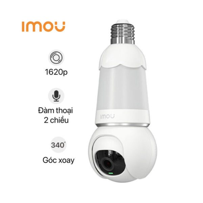 Camera Imou Bóng đèn 5MP 3K - IPC-S6DP-5M0WEB-E27
