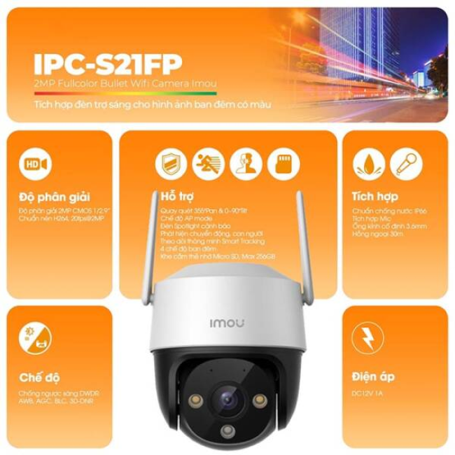 Camera Imou Cruiser SE 2MP FullHD - IPC-S21FP
