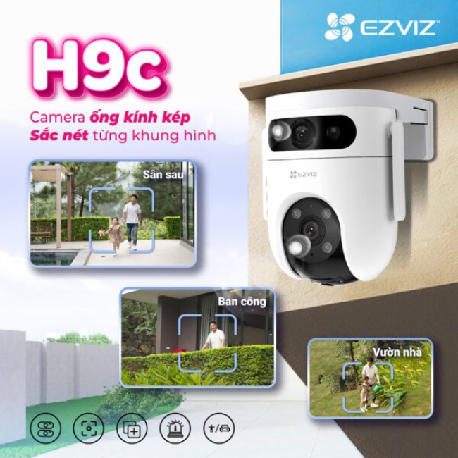 Camera Ezviz H9C Dual 6MP 2K