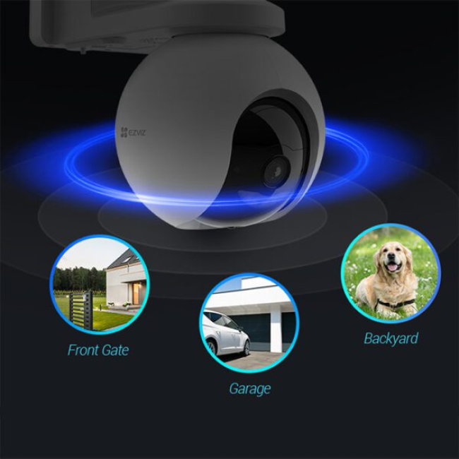 Camera Ezviz EB8 4G 3MP 2K - Pin