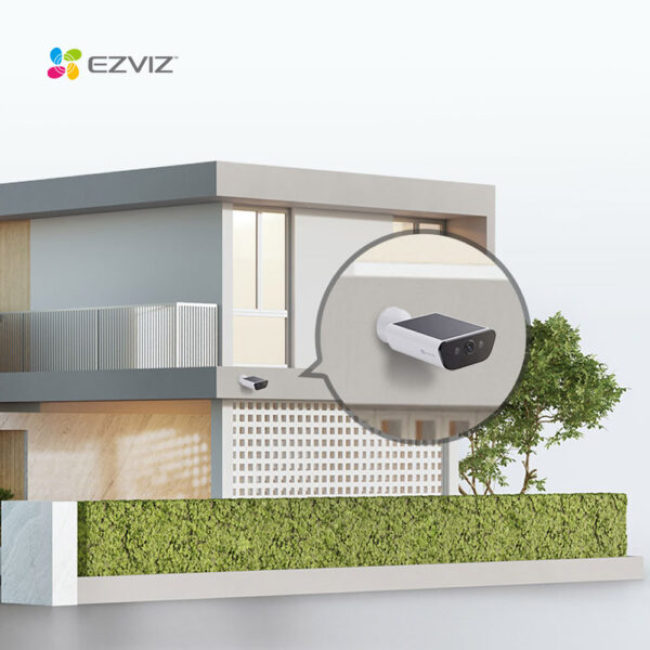 Camera Ezviz CB5 8MP 4K - Pin năng lượng mặt trời