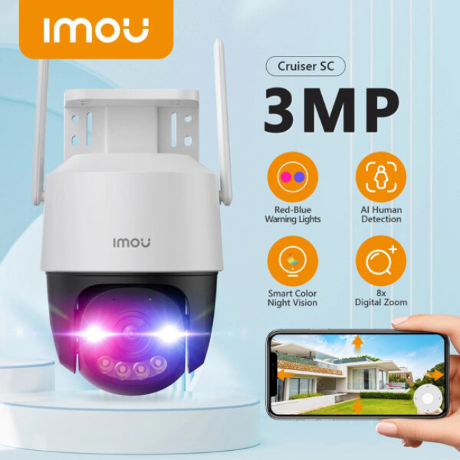 Camera Imou Cruiser SC 3MP 2K - IPC-K7FP-3H0WE
