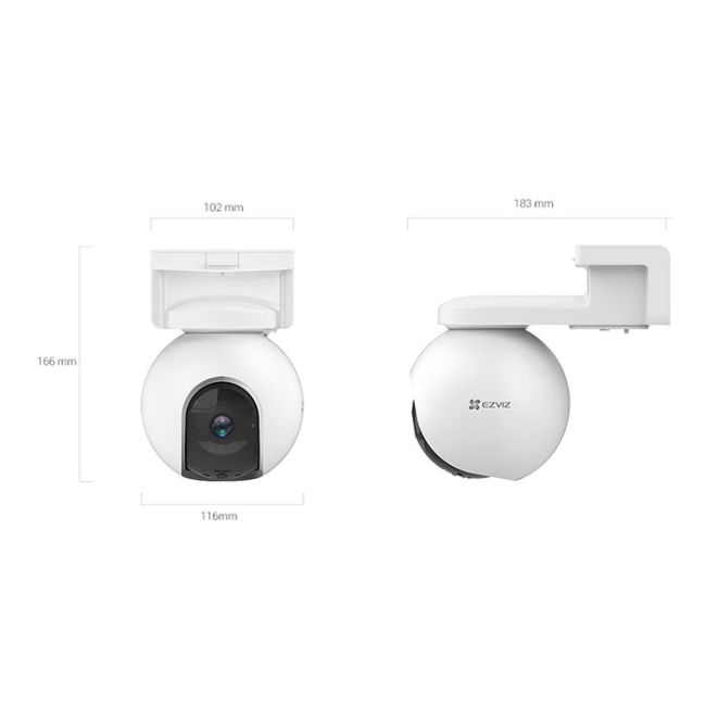 Camera Ezviz EB8 4G 3MP 2K - Pin